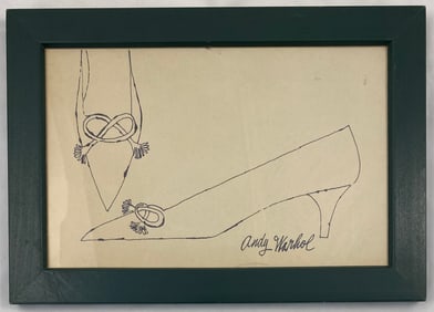 Andy Warhol - Ink on Scrap Paper, 1955