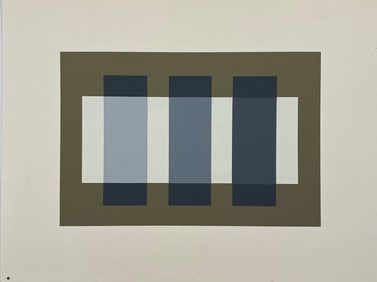 Josef Albers - Interaction of Color, 1963 (Silkscreen)