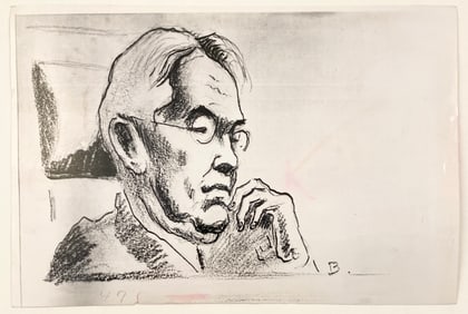 Thomas Hart Benton - Vintage Photo