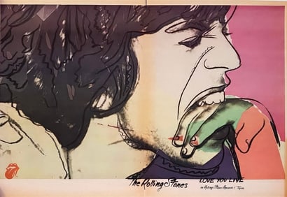 The Rolling Stones - Love You Live Poster