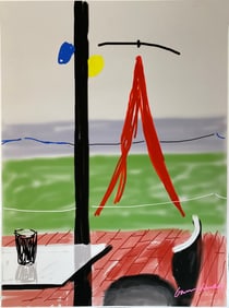 David Hockney - Hand Drawn on iPad, 2011 (Hand Signed)