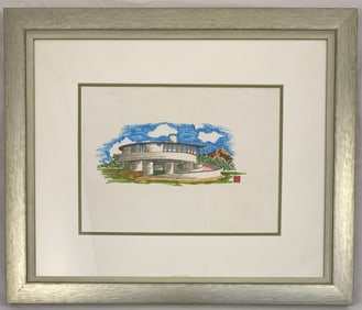 Frank Lloyd Wright - Architectural Drawing