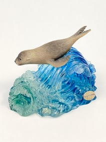 Robert Wyland - Manatee Sculpture