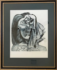 Pablo Picasso - The Weeping Woman, 1937 Lithograph