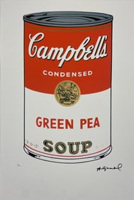 Andy Warhol - Green Pea Campbell Soup, Leo Castelli Lithograph