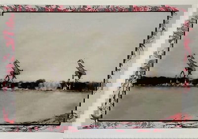 Peter Beard - Giraffes on the Taru Desert, 1960