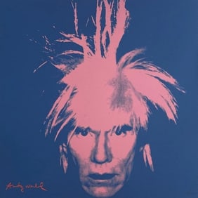 Andy Warhol - Self Portrait, Lithograph