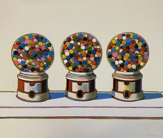 Wayne Thiebaud - Three Machines, 1963
