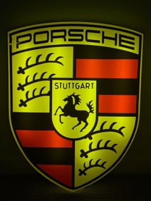 Porsche Dealership Sign