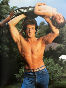 Annie Leibovitz - Sylvester Stallone and Son, 1982