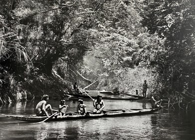 Sebastiao Salgado - Fishing using Timbo, Amazonas, 2017