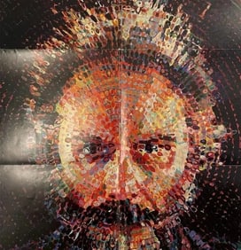 Chuck Close - Lucas, 1993, Offset Lithograph