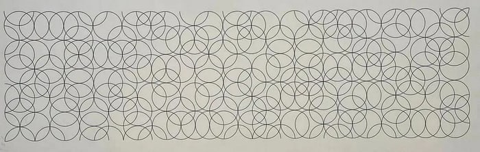 Bridget Riley - Composition with Circles, 2010