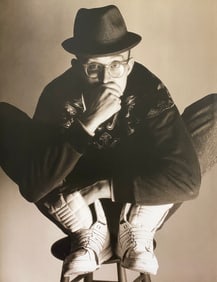 Herb Ritts - Keith Haring, New York, 1989