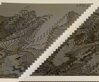 Pablo Picasso - Untitled, Linocut