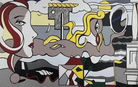 Roy Lichtenstein - Figures in Landscape, 2016