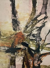 Zao Wou-Ki - Tree of Life, Offset Lithograph