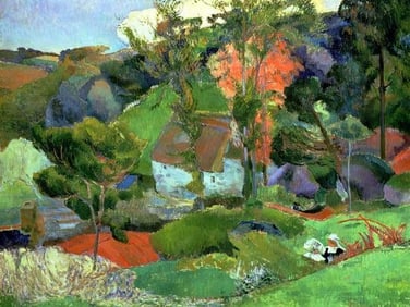 Paul Gauguin - Landscape at Pont Aven, 1888