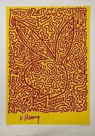 Keith Haring - Playboy Bunny No.2, Print