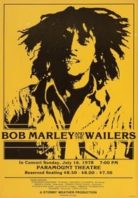 Bob Marley & the Wailers - Concert Poster