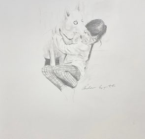 Andrew Wyeth - Study, Pencil Drawing