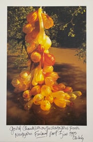 Dale Chihuly - Vintage Print, 1995 (Signed & Dated)