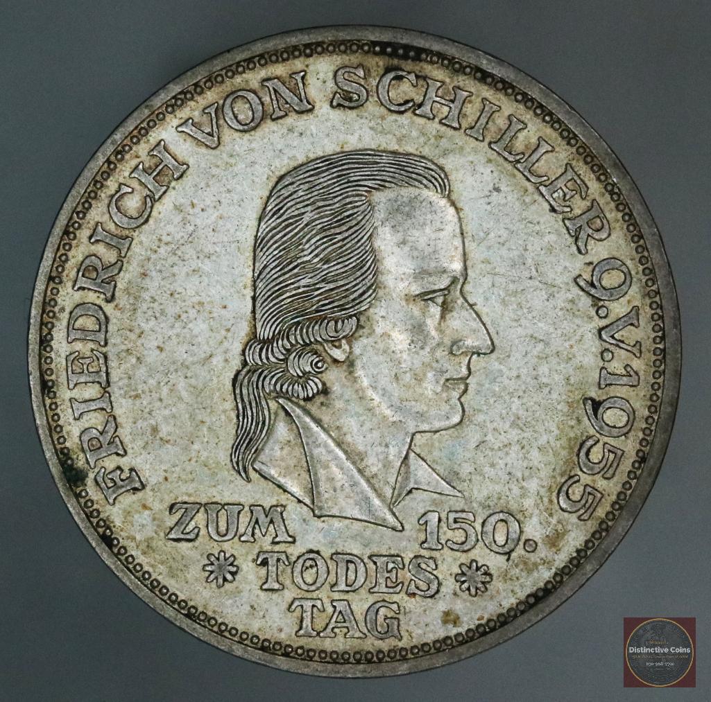 1955 F Germany - Federal Republic 5 Mark Silver (1 of 2)