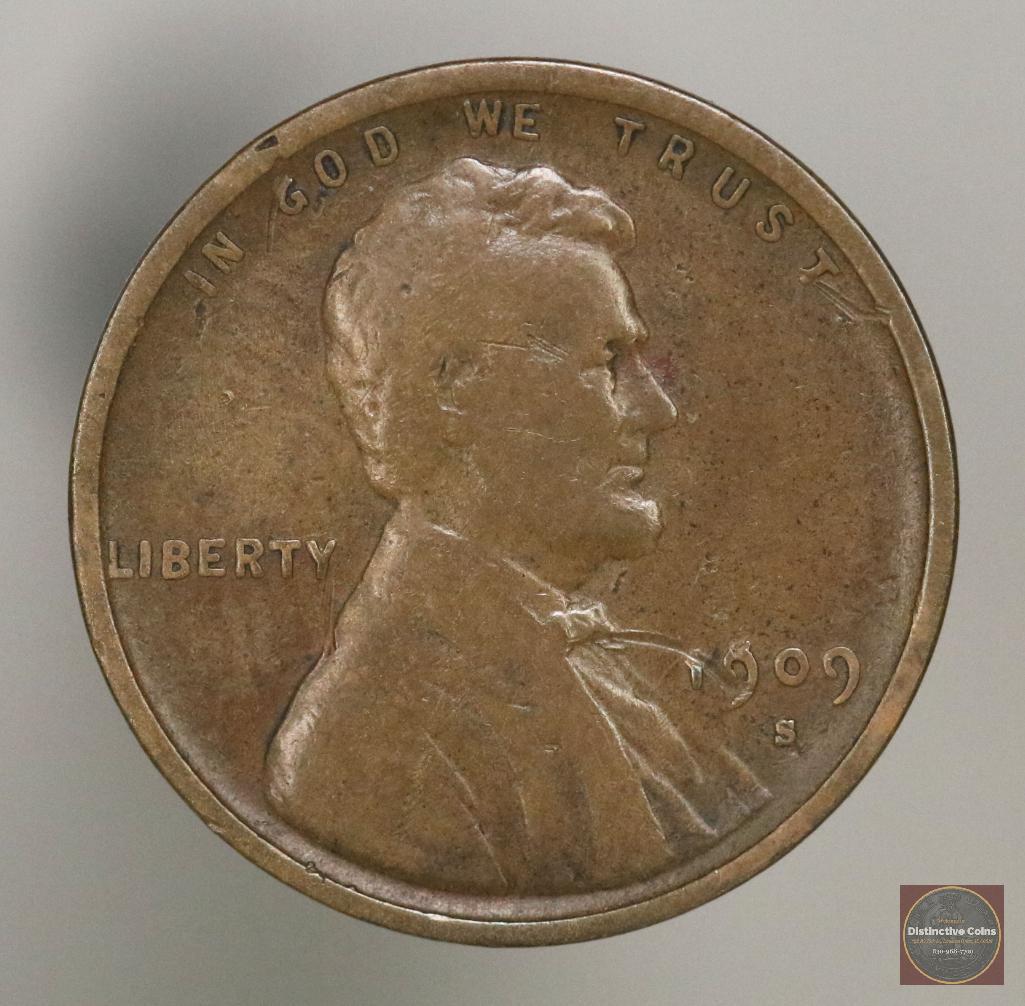 1909 S V.D.B. Lincoln Wheat Cent (1 of 2)