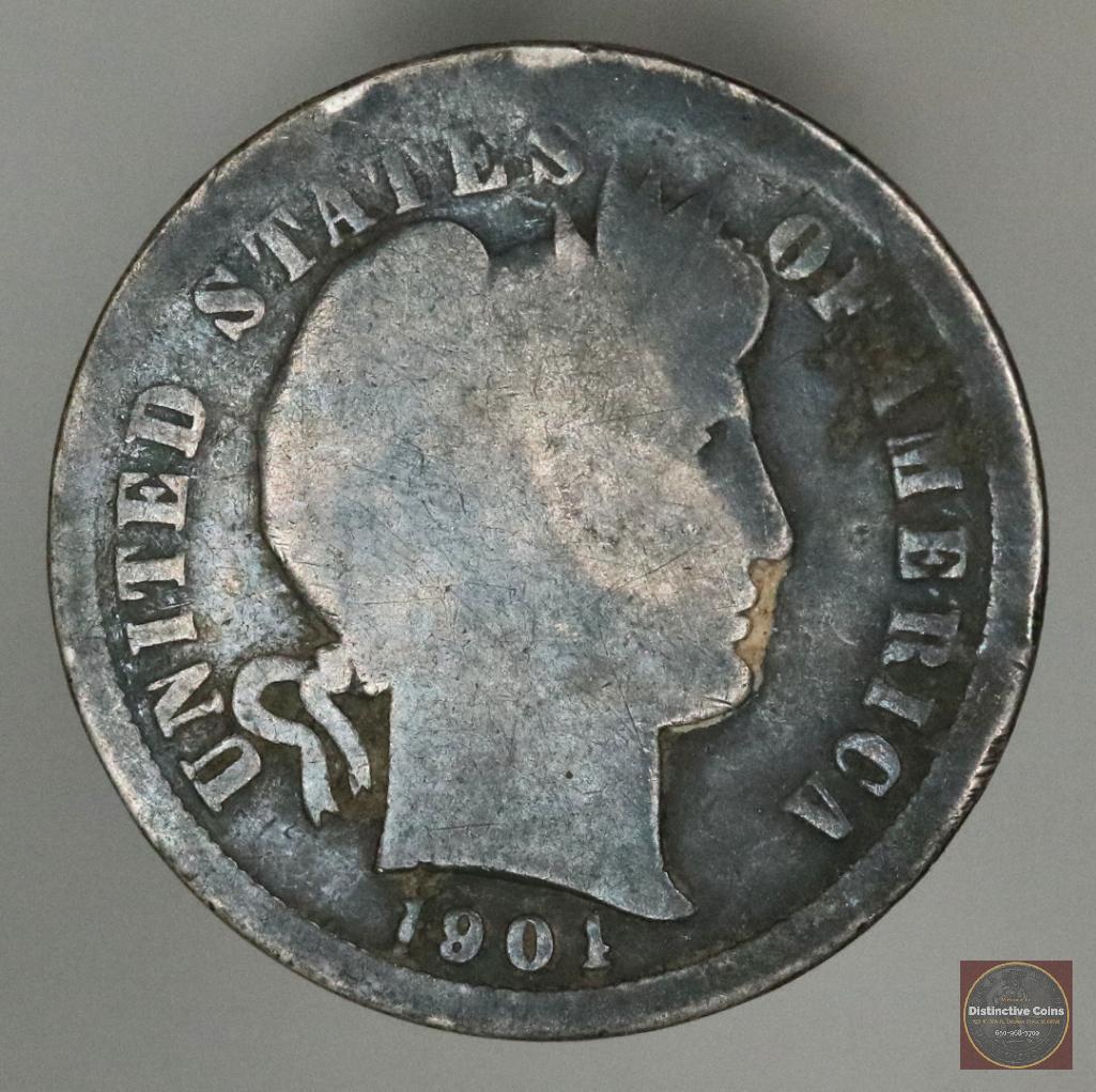 1904 S Barber Silver Dime (1 of 2)