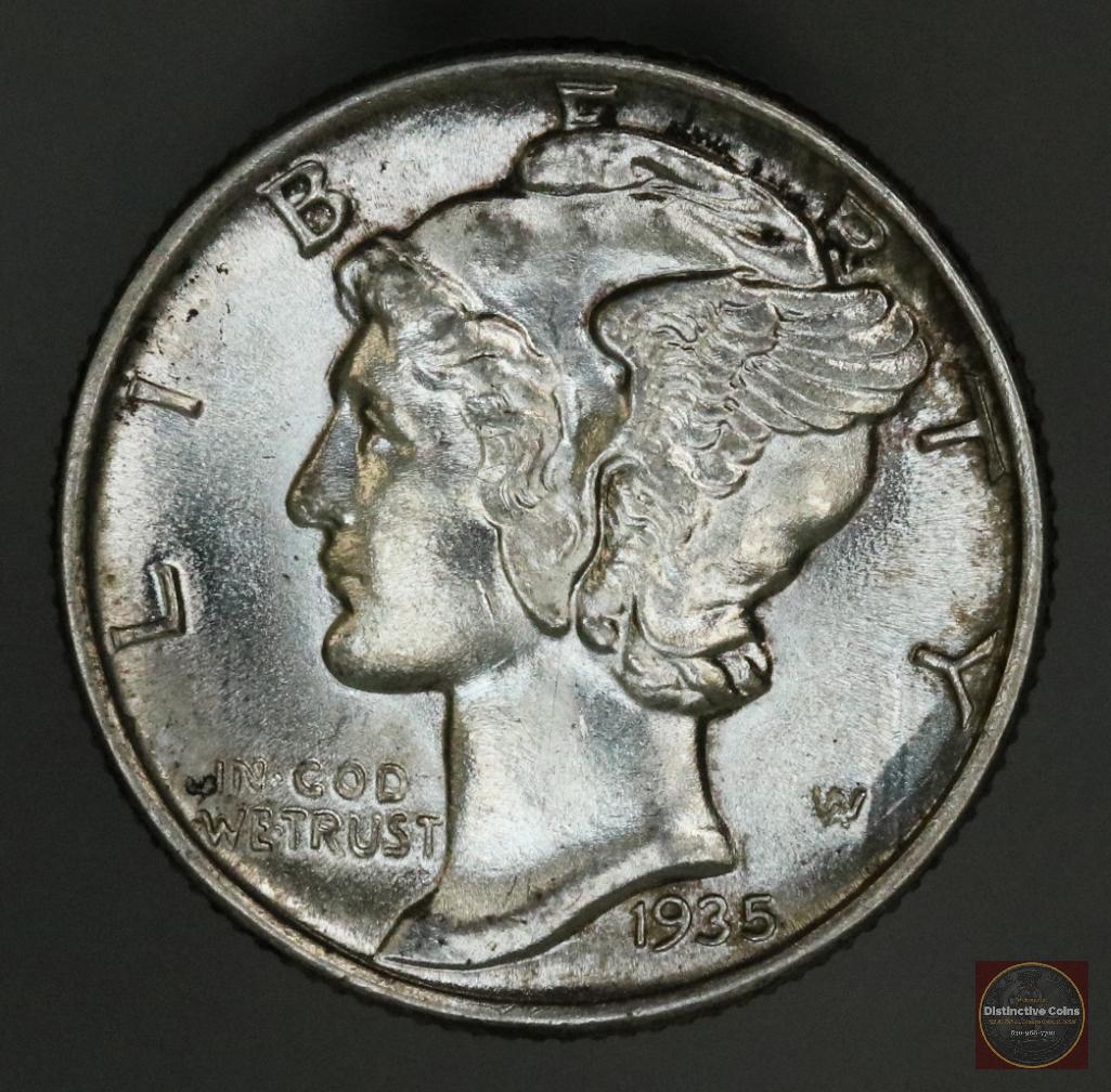 1935 Mercury Silver Dime (1 of 2)