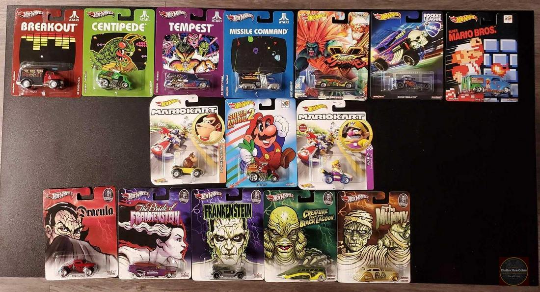 Hot Wheels food, games and monsters lot of 27 cars. (1 of 2)