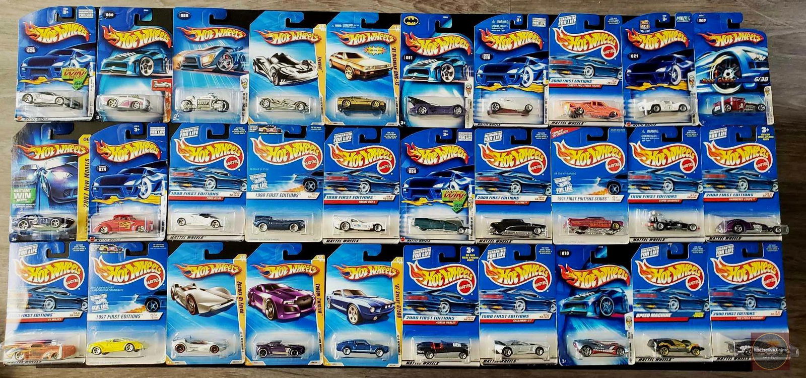 Hot Wheels First Editions lot of 30 carded cars (1 of 1)