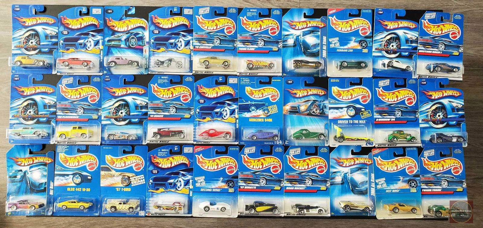Hot Wheels singles lot of 30 carded cars. (1 of 1)
