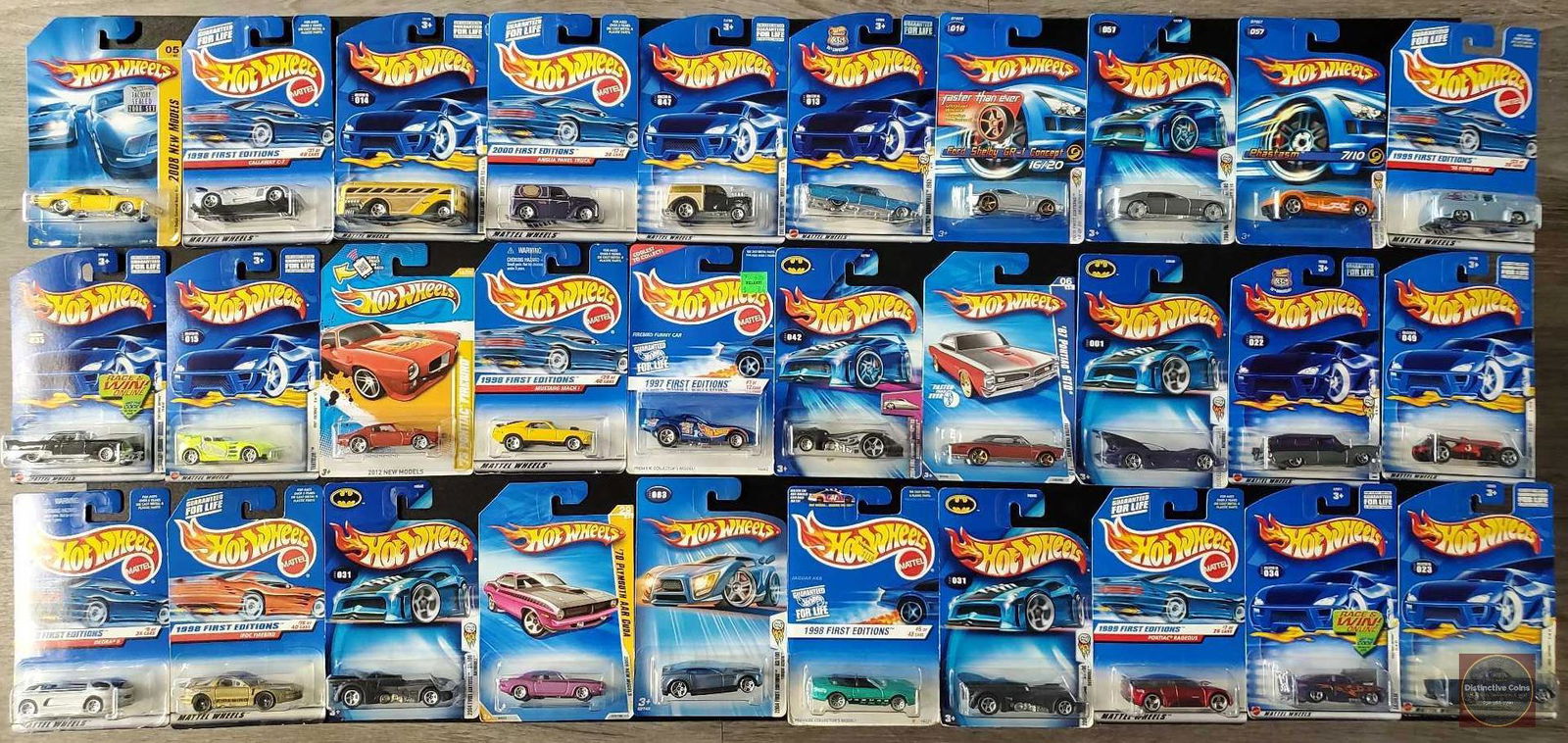 Hot Wheels First Editions lot of 30 carded cars (1 of 1)