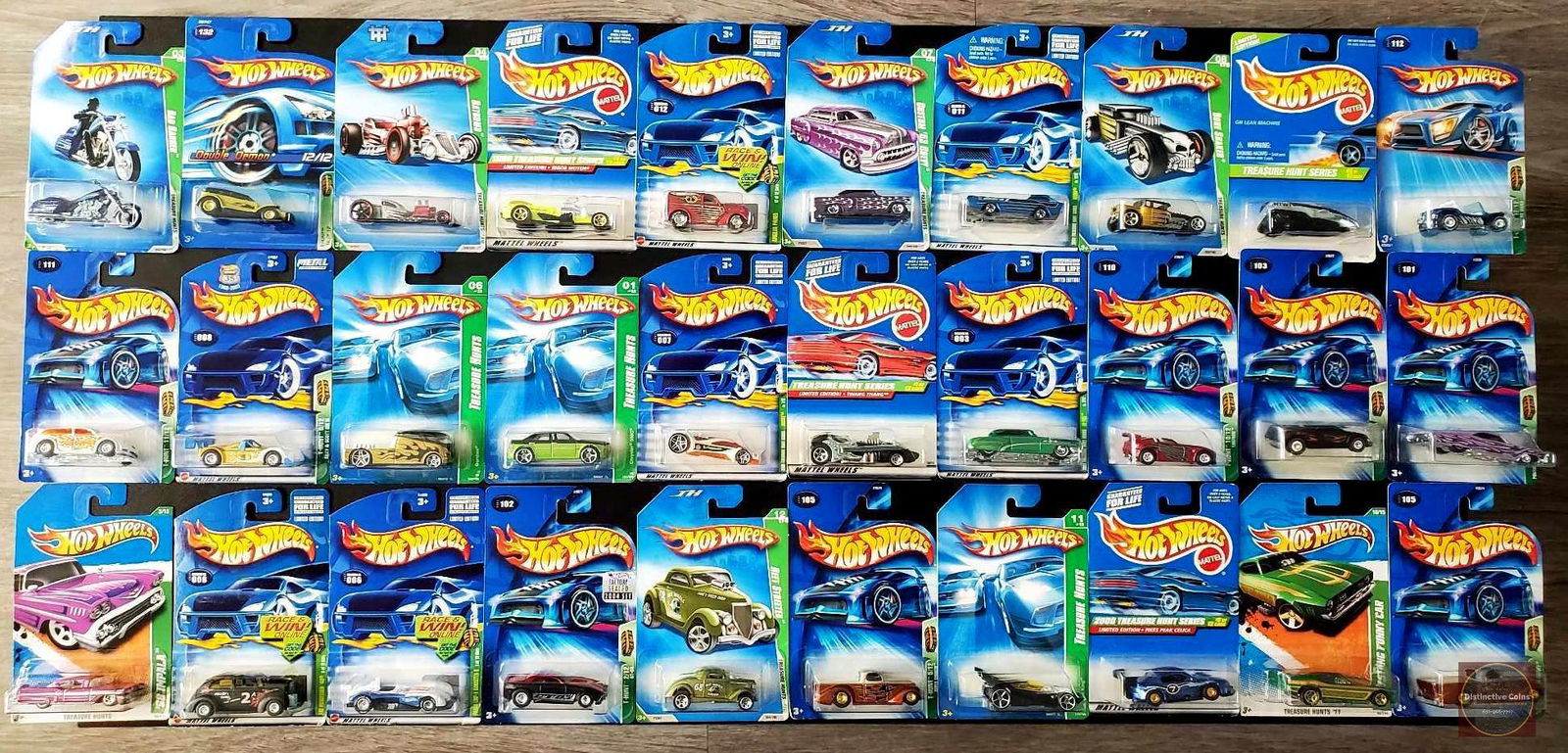 Hot Wheels Treasure Hunts lot of 30 carded cars (1 of 1)