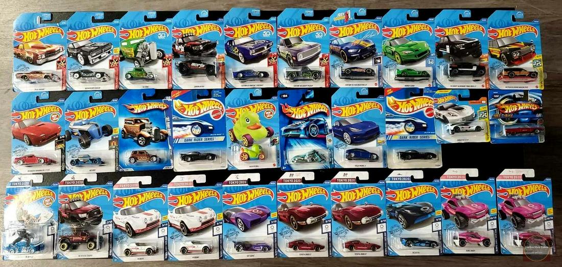 Hot Wheels series set lot of 30 carded cars. (1 of 1)