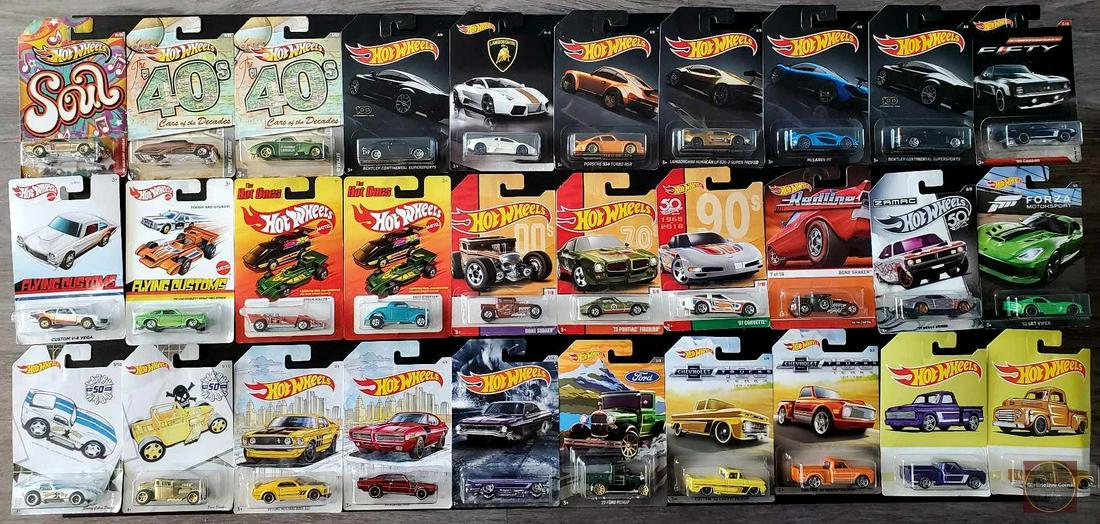 Hot Wheels special card lot of 30 carded cars (1 of 1)