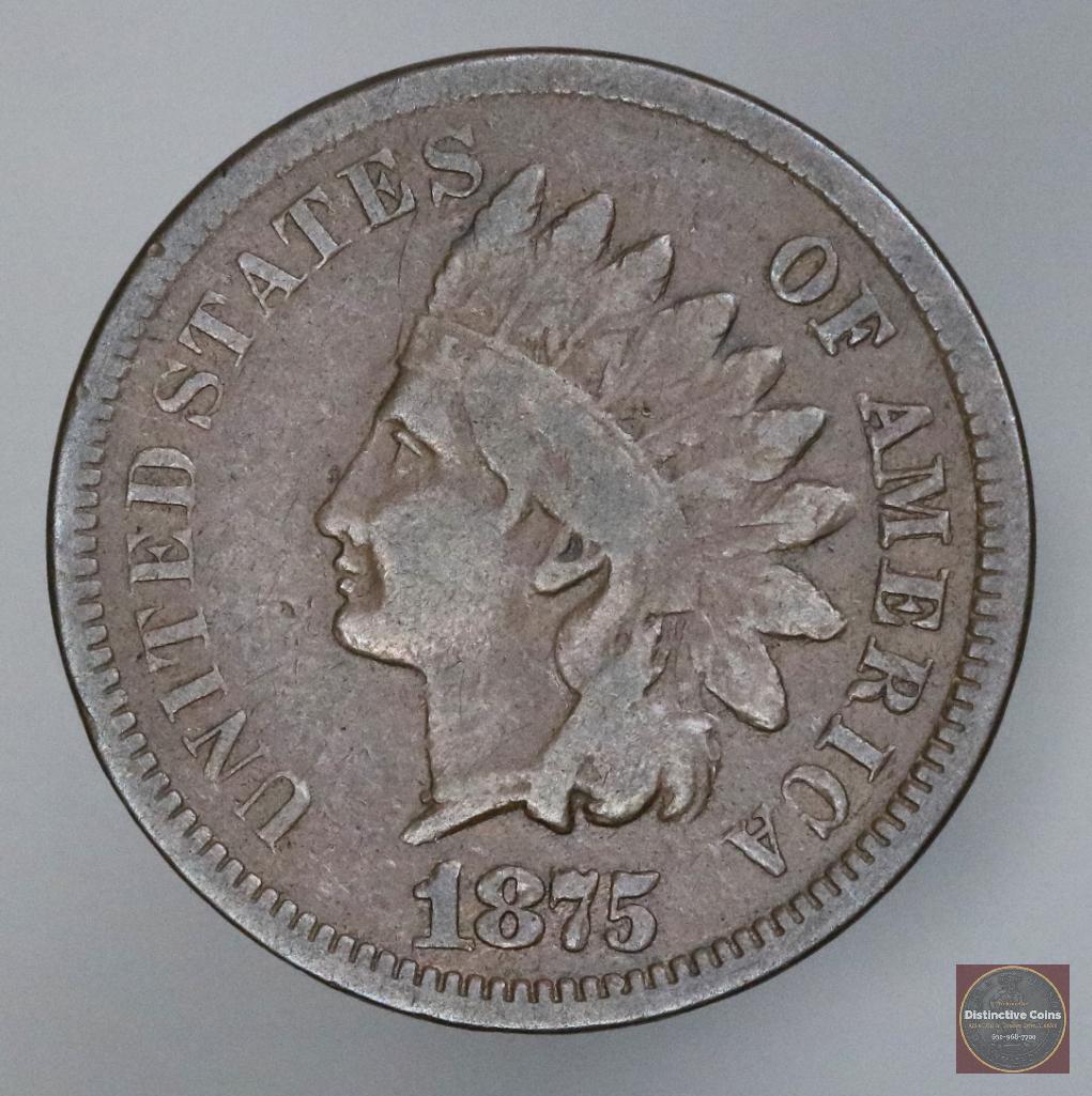 1875 Indian Head Cent (1 of 2)