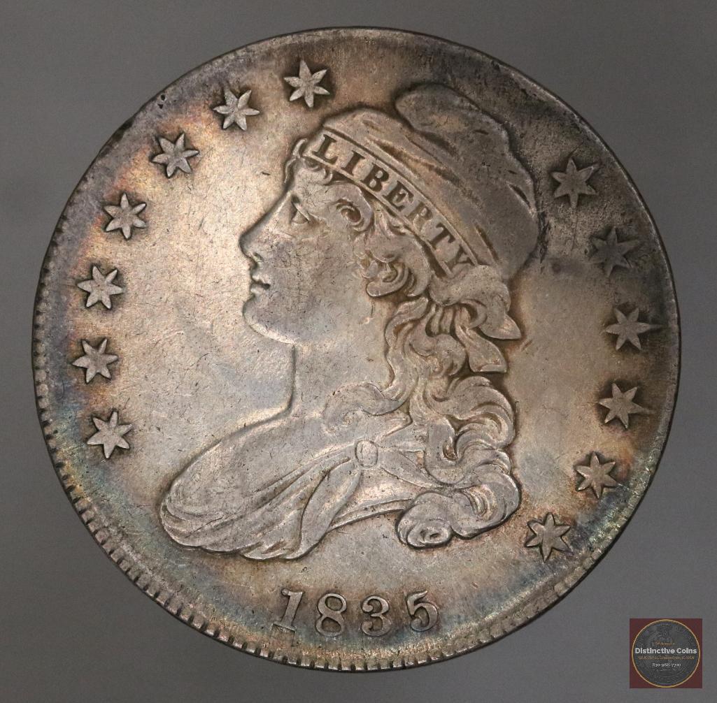 1835 Capped Bust Silver Half Dollar (1 of 2)