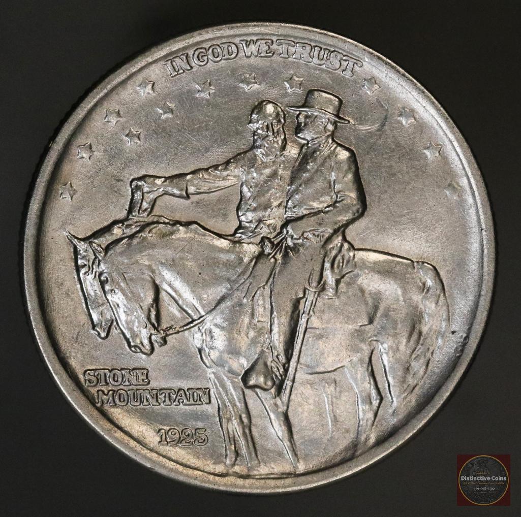 1925 Stone Mountain Commemorative Silver Half Dollar (1 of 2)