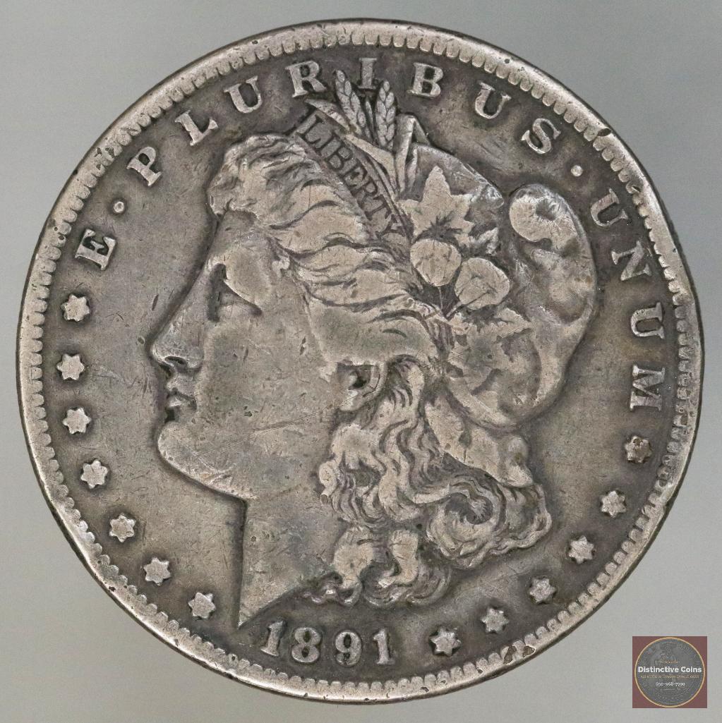1891 CC Morgan Silver Dollar (1 of 4)