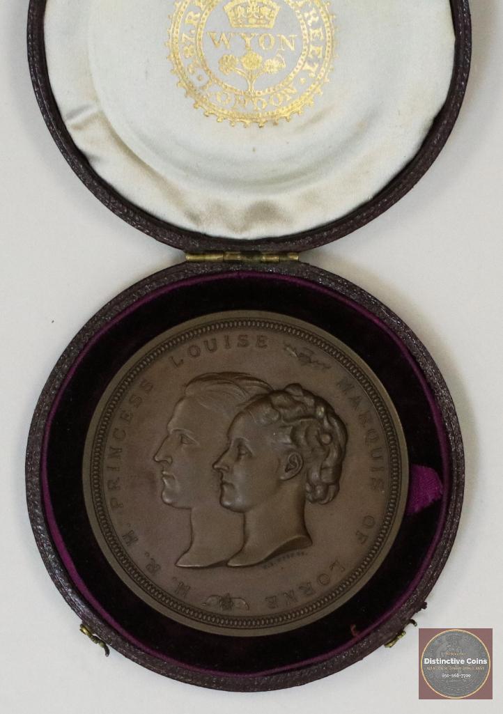 1871 Medal Marriage of Princess Louise and the Marquis of Lorne (1 of 10)