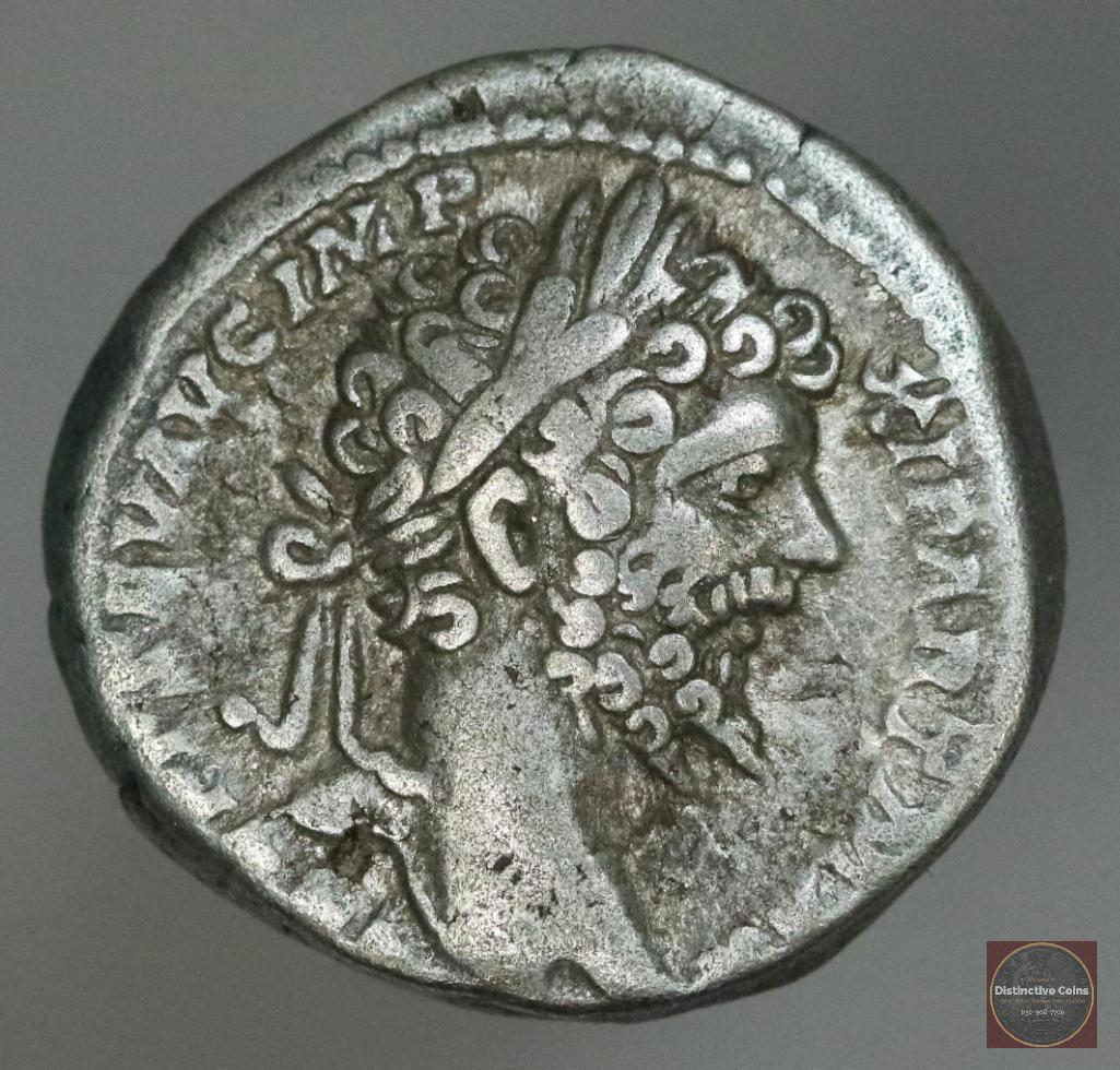 ROMAN - SEPTIMIUS SEVERUS 197-200 AD, AR Denarius (17mm, 3.77g) VF (1 of 2)