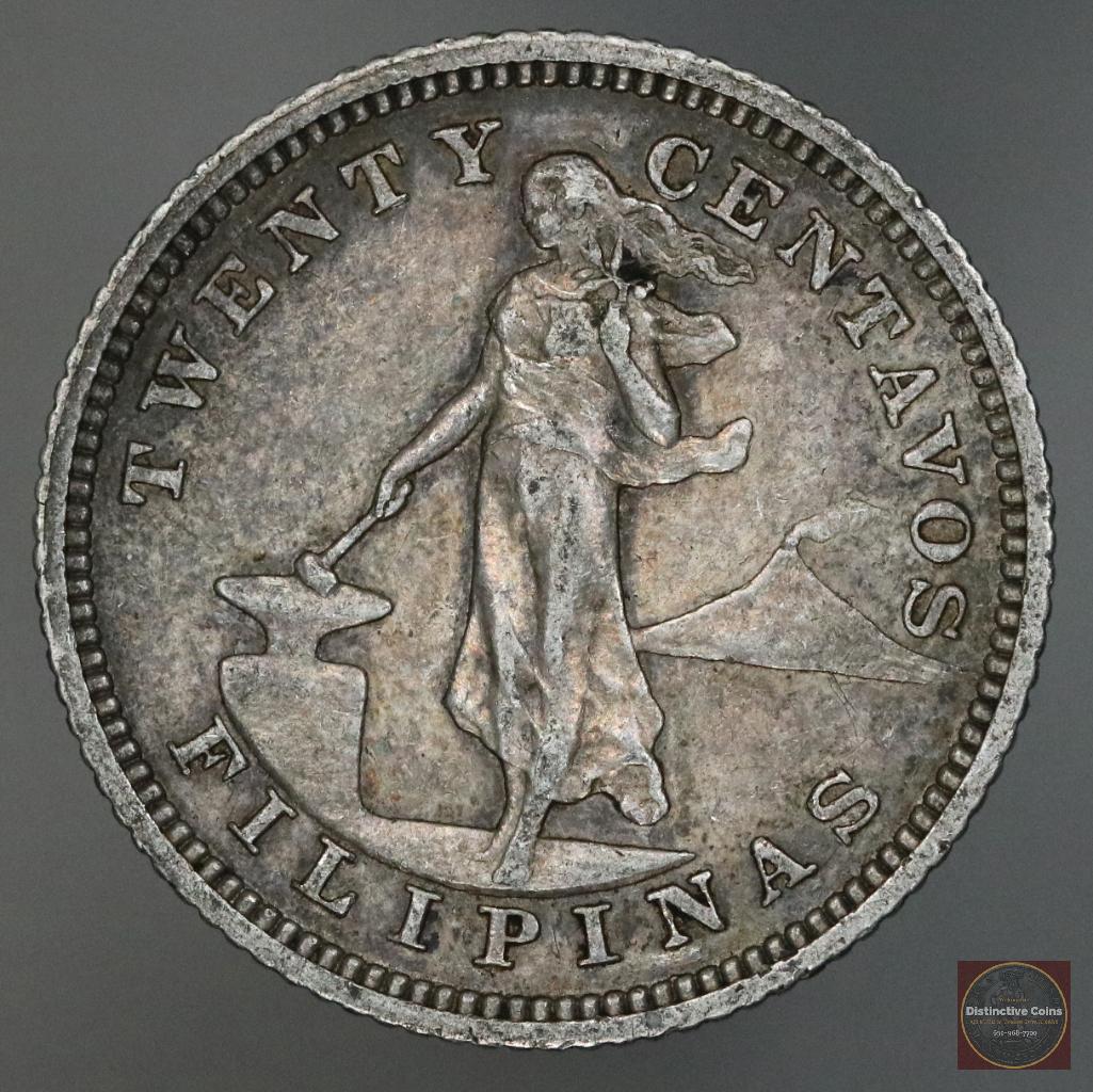 1904 Philippines 20 Centavos (1 of 2)