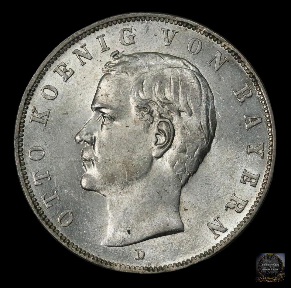 1913 D German States BAVARIA 3 Mark Silver (1 of 2)