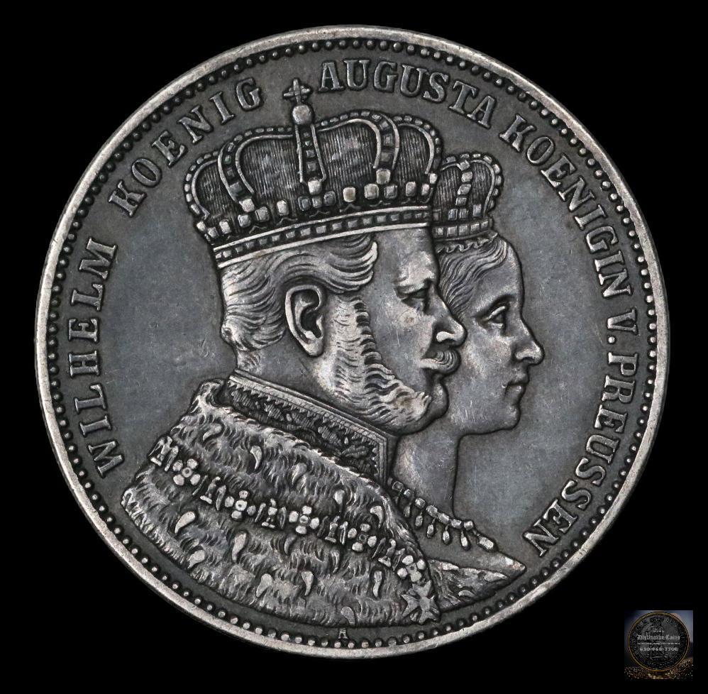 1861 German States PRUSSIA Thaler (1 of 2)