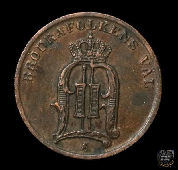 SWEDEN 1878 ORE K-745 ABT XF: SWEDEN 1878 ORE K-745 ABT XF