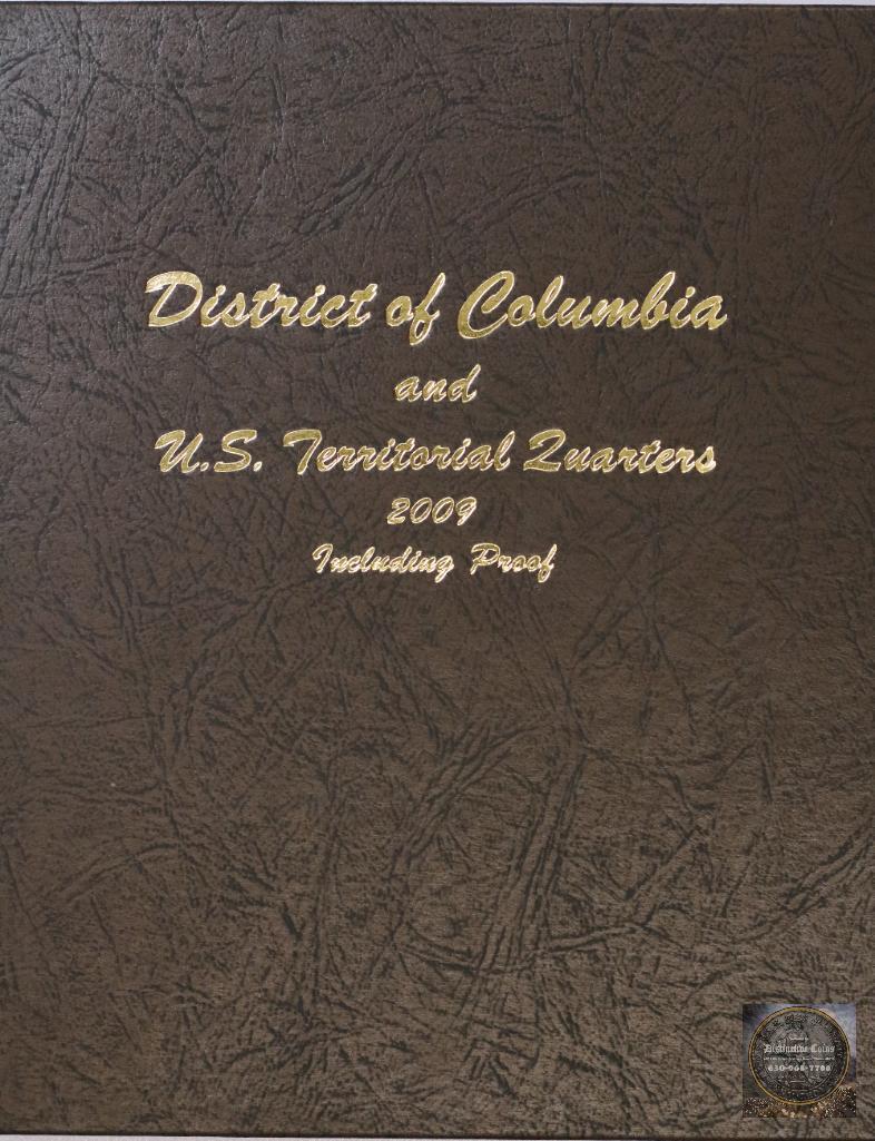Group of (48) 2009 District of Columbia & U.S. Territorial Quarters in Dansco Album (1 of 4)