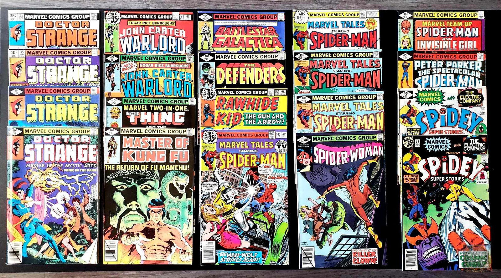 Lot of 20 Marvel comics featuring Dr Strange, Spiderman, and more. see images. (1 of 11)