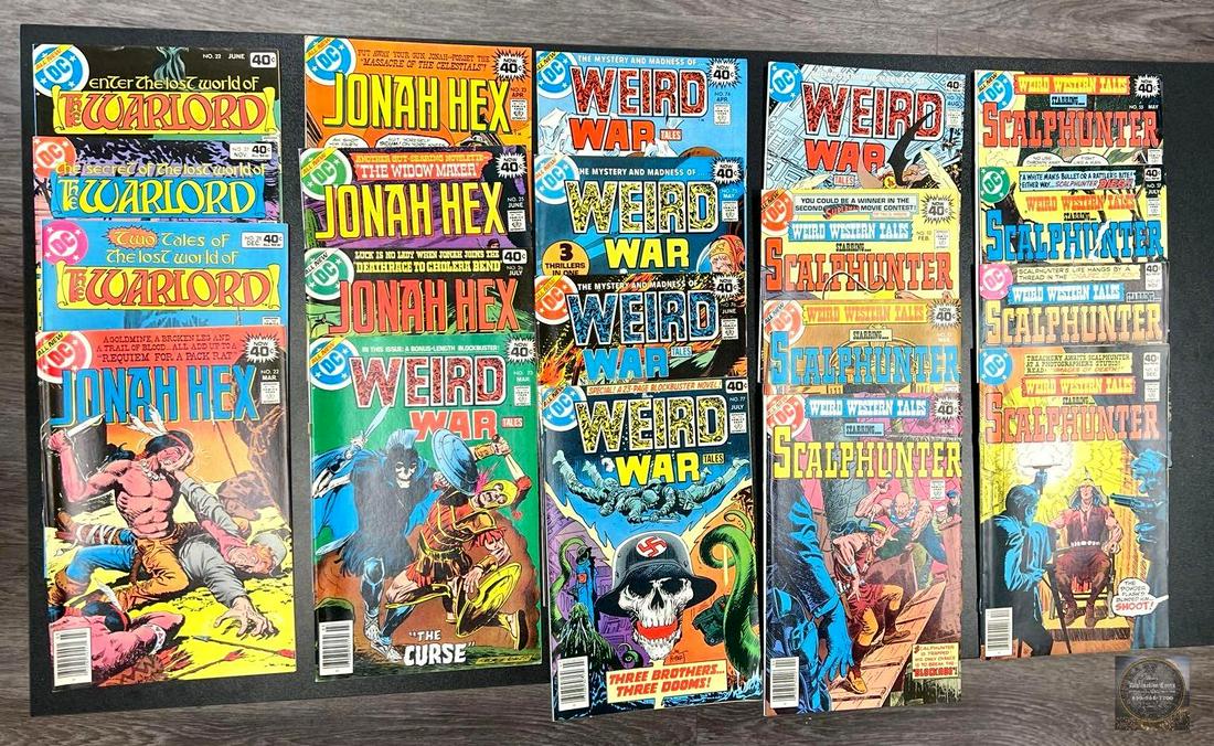 Lot of 20 DC Comics - Cowboys & Indians and War Theme (1 of 6)